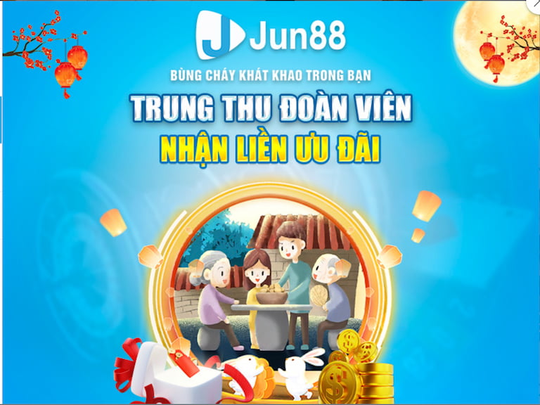 Hướng dẫn tham gia nhận khuyến mãi Trungthu của Jun88 